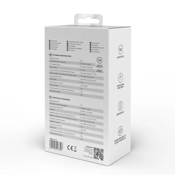 MP3-soitin ja FM-lähetin autoon Savio TR-14