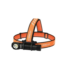 LED-otsavalo Acebeam H15 2.0 Musta Oranssi