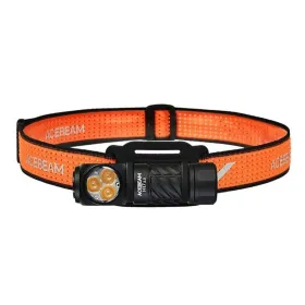 LED-otsavalo Acebeam H17 2.0 Musta Oranssi