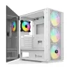 ATX Semi-tower Box Savio RAPTOR WHITE X1 Black Multicolour