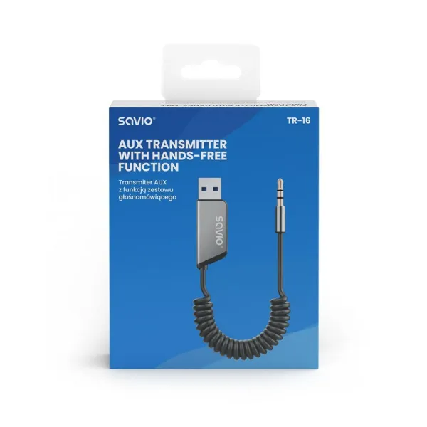 Bluetooth adapteris Savio TR-16