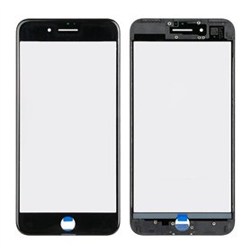 LCD screen glass Apple iPhone 7 Plus with frame and OCA black V2 ORG