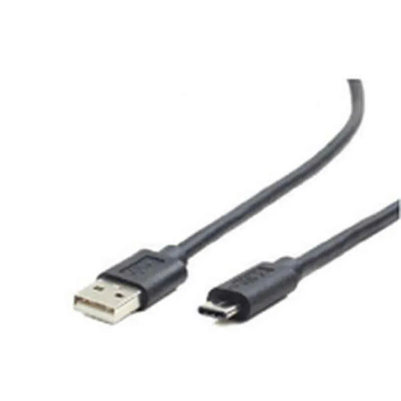 USB 2.0 A - USB-C kaapeli GEMBIRD CCP-USB2-AMCM-1M Musta 1 m