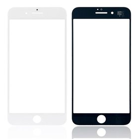 LCD screen glass Apple iPhone 8 Plus with frame and OCA white V2 ORG