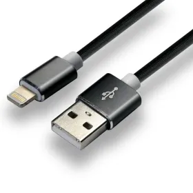 USB - Lightning kaapeli EverActive CBS-1IB Musta 1 m