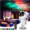 LED 3D galaxy and star projector Reach Astronaut, white