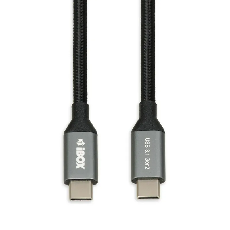 Kaapeli USB C Ibox IKUMTC31G2 Musta 0,5 m