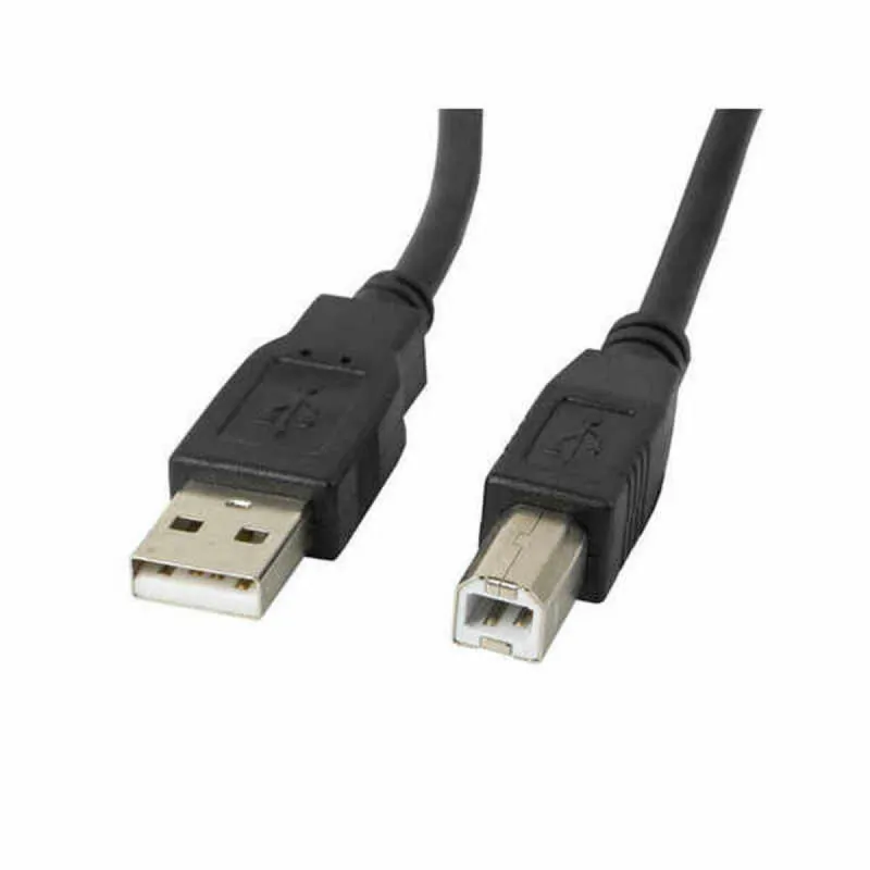 Кабель USB 2.0 A — USB B Lanberg CA-USBA-11CC-0018-BK Чёрный 1,8 m (1 штук)