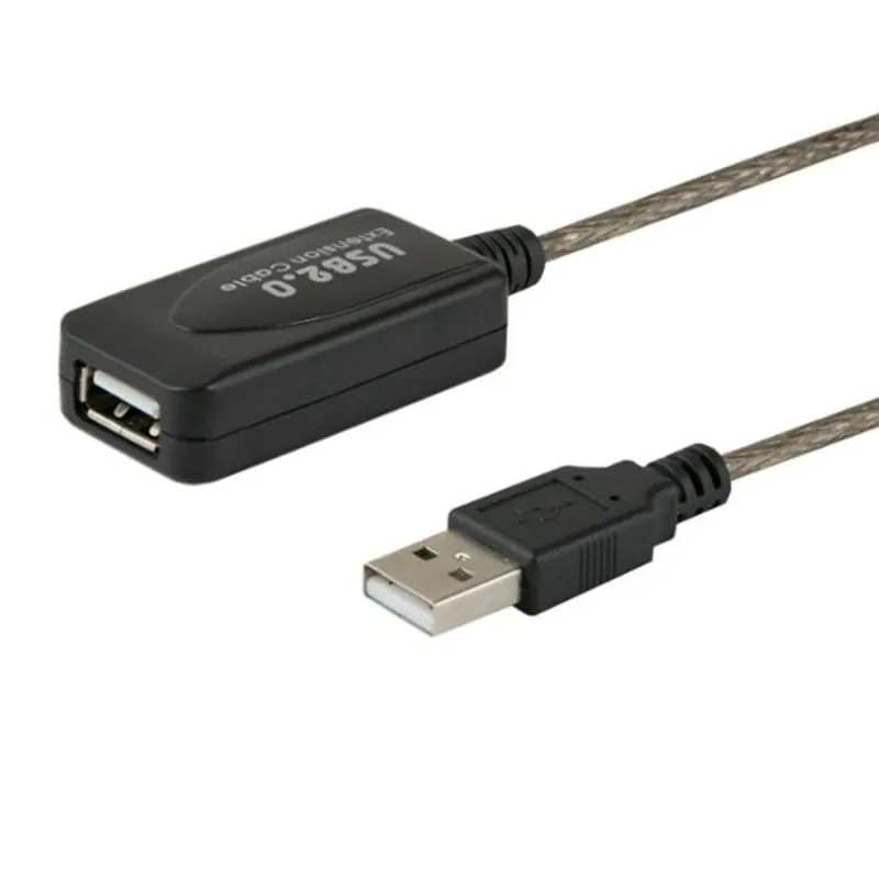 USB Pikendusjuhe Savio CL-130 Must 10 m
