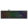 Keyboard Savio STYX BROWN Black Multicolour Qwerty US QZERTY
