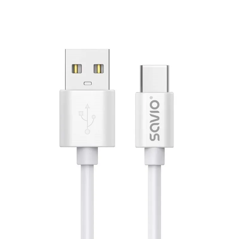 Кабель USB A — USB C Savio CL-168 Белый 3 m