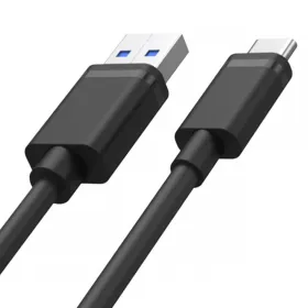 USB A - USB C kaapeli Unitek Y-C481BK Valkoinen 50 cm