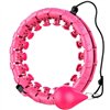 Masažuojantis gimnastikos lankas Smart Hula Hoop HHP002 rožinis