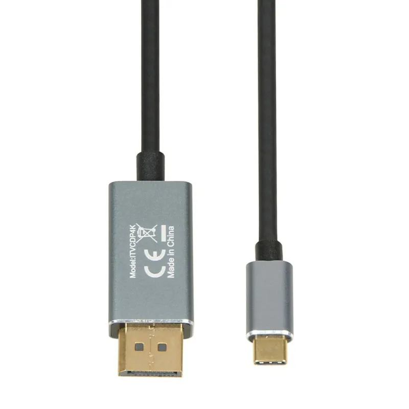 USB C – DisplayPort adapteris Ibox ITVCDP4K Juoda 1,8 m