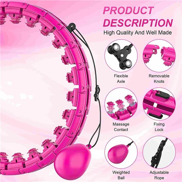 Smart Hula Hoop M2 pink