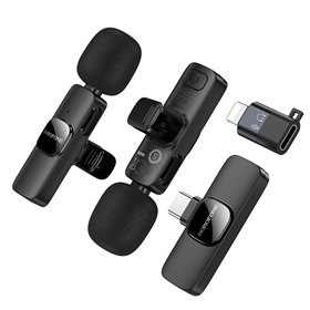 Microphone Borofone BFK15 Lightning/USB-C black