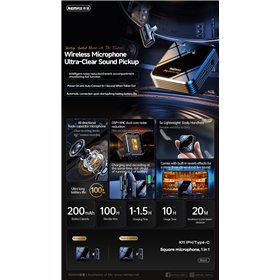 Microphone Remax K11 Lightning black