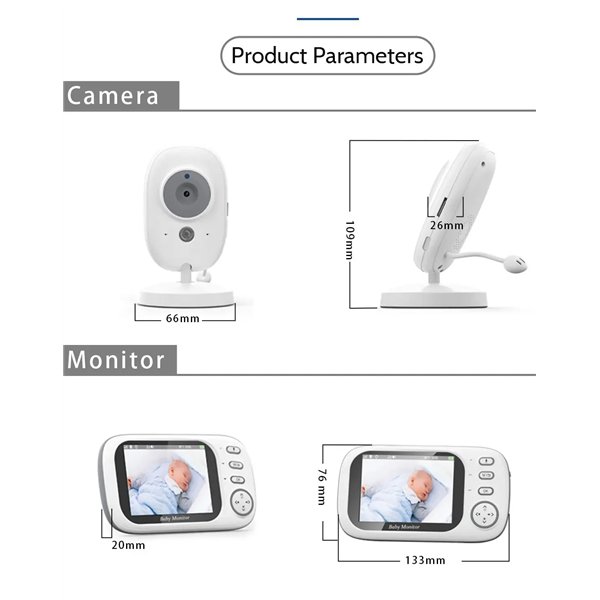 Mobile nanny Reach MN-2 white