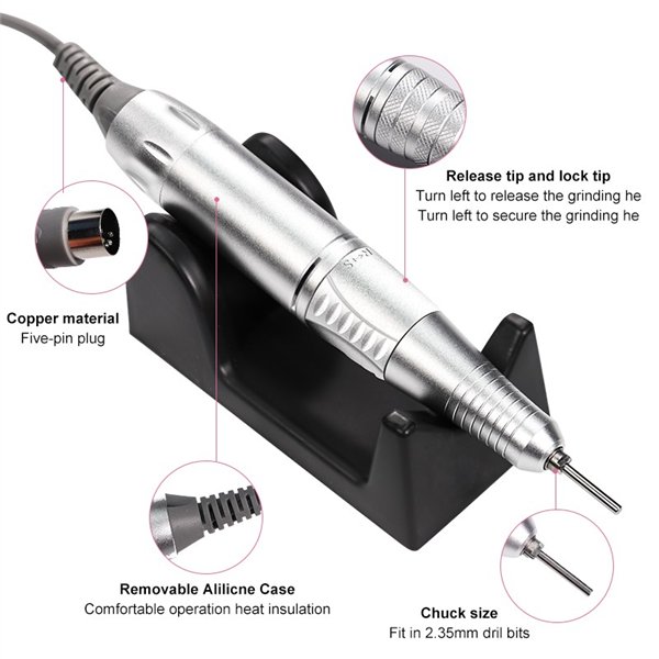Nail drill Reach Nails, black