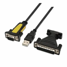 Duomenų perdavimo laidas/ USB įkroviklis Aisens A104-0039 1,8 m Juoda