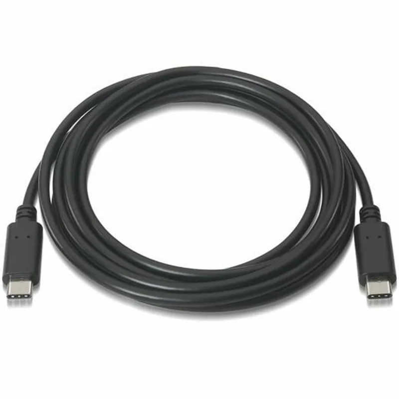 USB-C Kabelis Aisens A107-0056 Melns 1 m