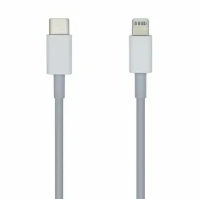 USB-C - Lightning kabelis Aisens A102-0442 Balta 1 m