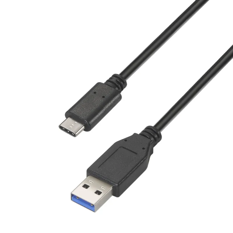 USB A - USB-C Kaabel Aisens A107-0450 Must 1,5 m