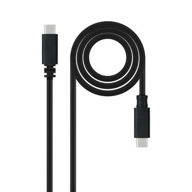 USB-C-Kaapeli NANOCABLE USB 2.0, 2m Musta 2 m
