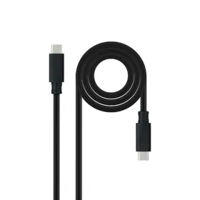 USB-C laidas NANOCABLE 10.01.4100 Juoda 50 cm (1 vnt.)