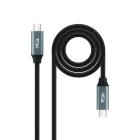 USB-C laidas NANOCABLE 10.01.4301 Juoda 1 m (1 vnt.)