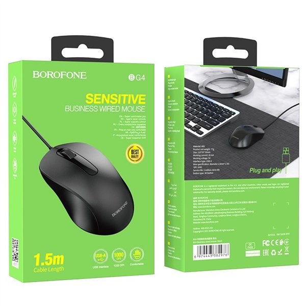 Mouse Borofone BG4 black