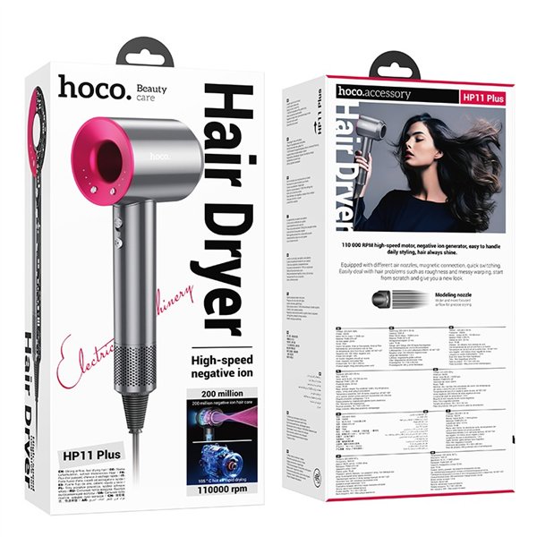 Hair dryer Hoco HP11 Plus red