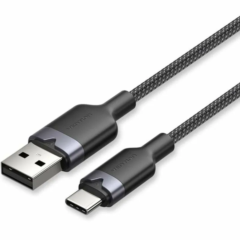 USB-C Kabelis Vention CTNBF 1 m Melns
