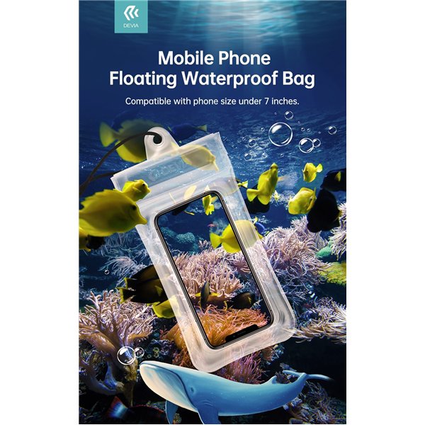 Mobile phone floating waterproof bag Devia pink