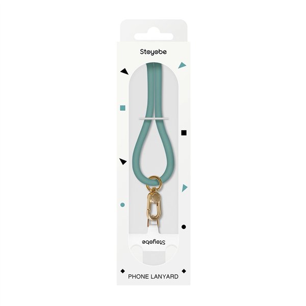 Silicone phone lanyard Stoyobe green