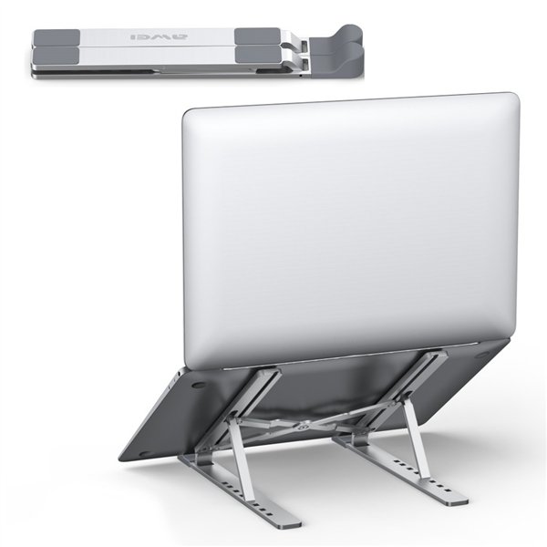 Foldable laptop stand Awei X26 silver