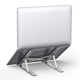 Foldable laptop stand Awei X26 silver
