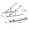 Foldable laptop stand Choetech H045 silver