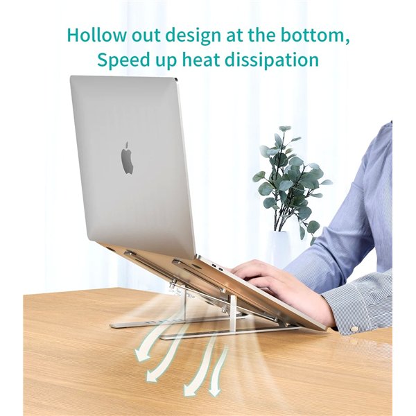 Foldable laptop stand Choetech H045 silver