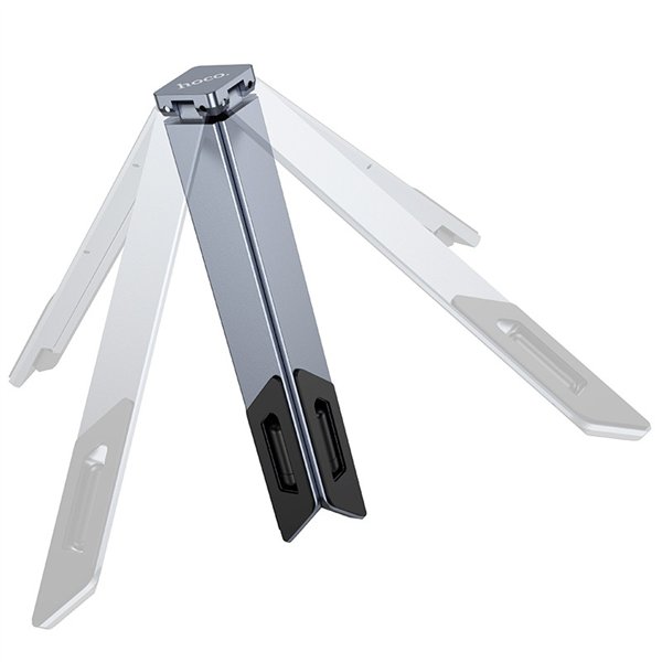 Foldable laptop stand Hoco HD9 metal gray