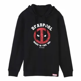 Vyriškas džemperis su gobtuvu Deadpool Juoda