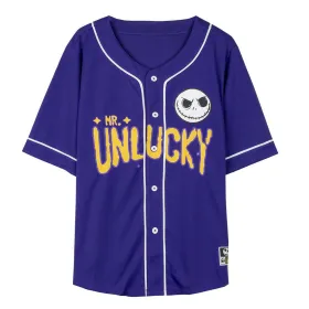 Sportiniai marškinėliai su trumpomis rankovėmis The Nightmare Before Christmas Baseball Abiejų lyčių