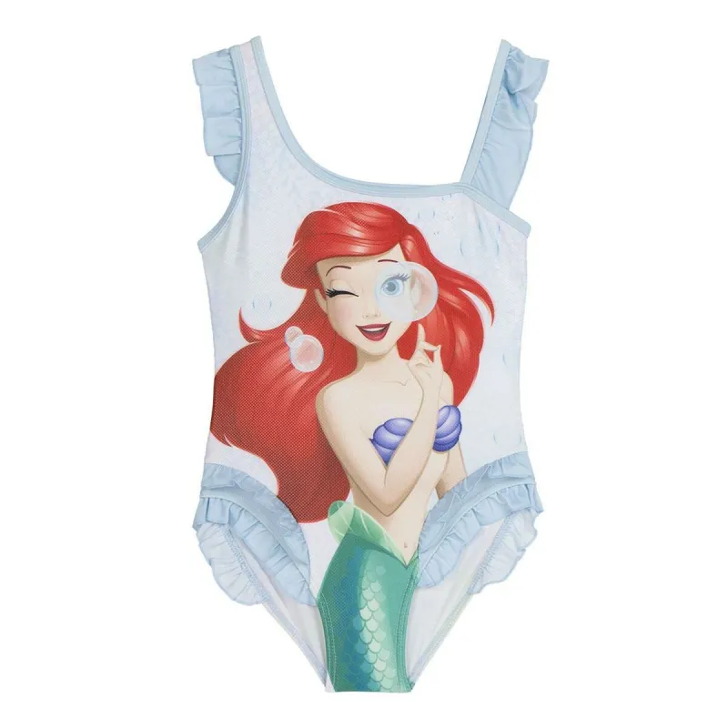 Maudymosi kostiumėlis mergaitėms Disney Princess Šviesiai mėlyna