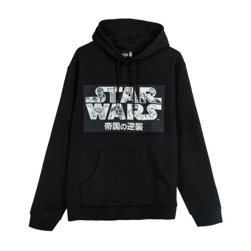 Vīriešu Sporta Krekls ar Kapuci Star Wars Melns