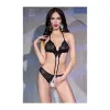 Leotard Chilirose Black S/M