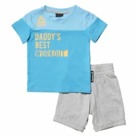 Спортивный костюм для малышей Reebok G ES Inf SJ SS Серый Синий