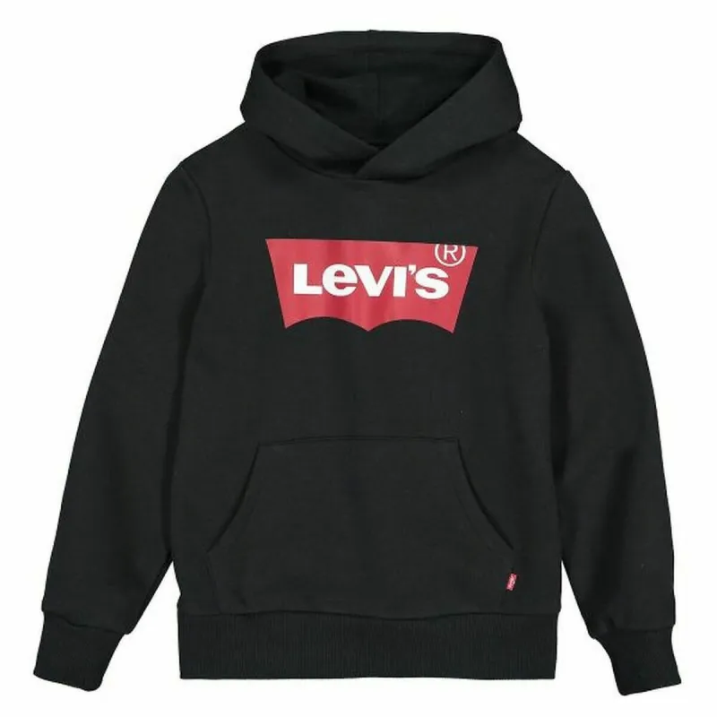 Uniseksinisdžemperis su gobtuvu Levi's S KNIT TOP 9E8778 023 Juoda