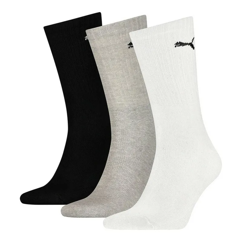 Sportinės kojinės Puma Balta medvilnė ir poliesteris (3 pcs)
