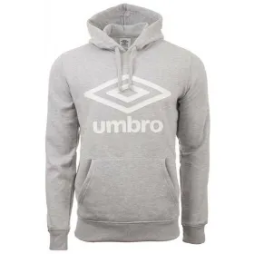Vyriškas džemperis su gobtuvu Umbro Logo Pilka