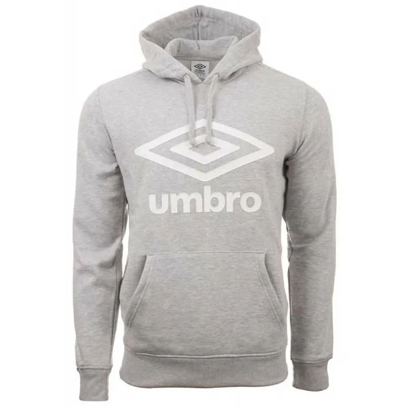 Vyriškas džemperis su gobtuvu Umbro Logo Pilka